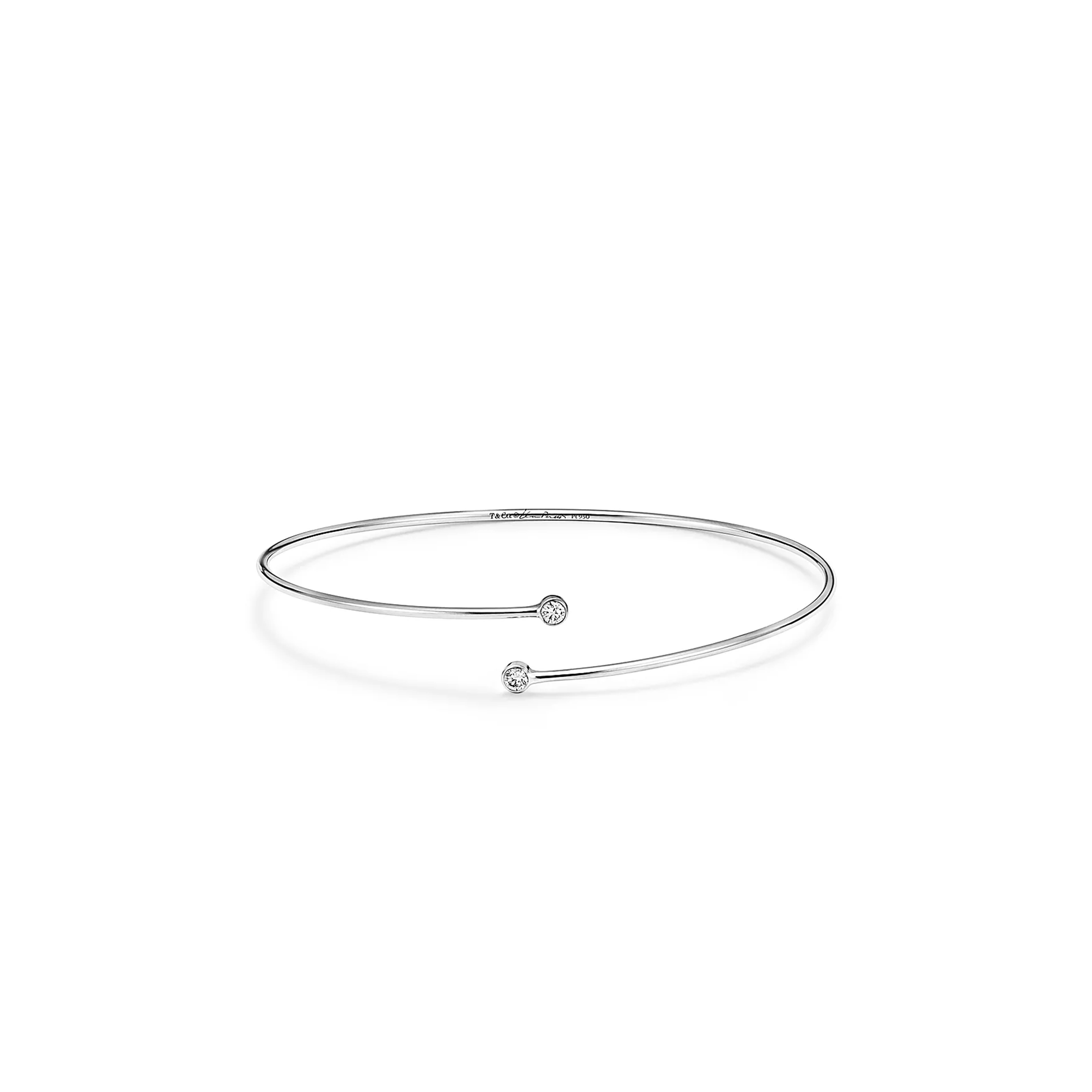 TIFFANY ELSA PERETTI® DIAMOND HOOP SINGLE-ROW BANGLE 60409390